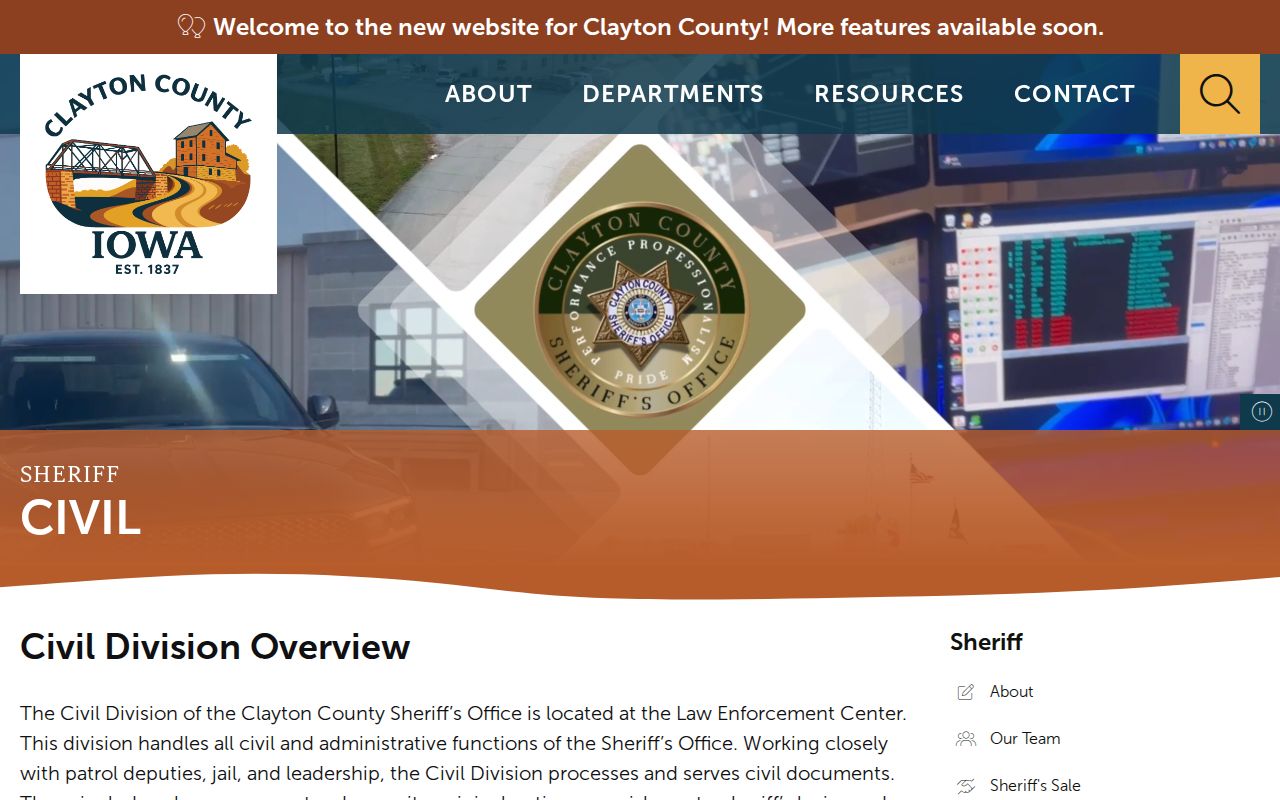 Clayton County warrant lookup official sheriff civil page