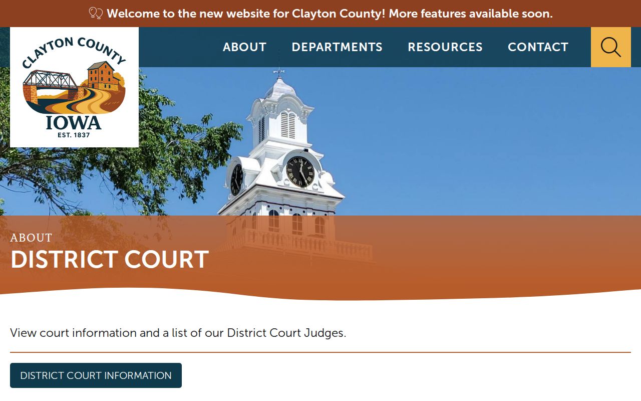 Clayton County warrant lookup court records page
