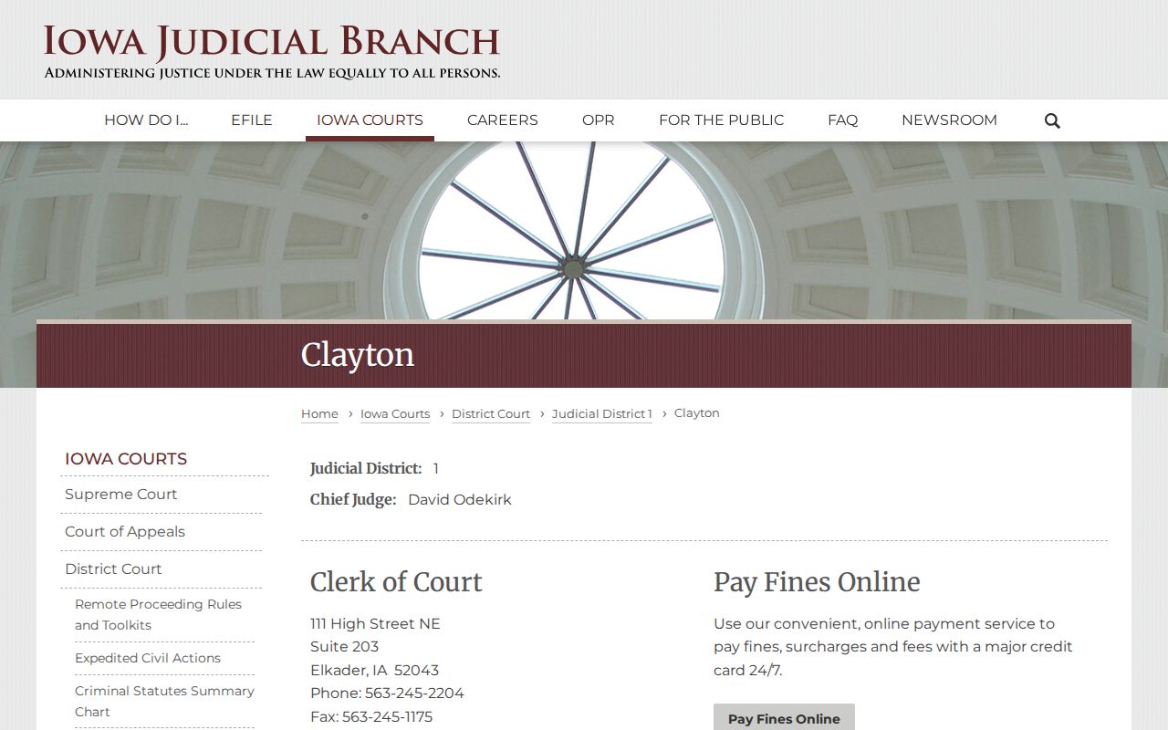 Clayton County warrant lookup Judicial District 1 contact