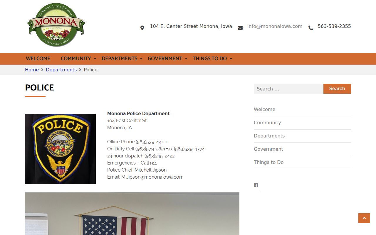 Monona route for Clayton County traffic warrant questions