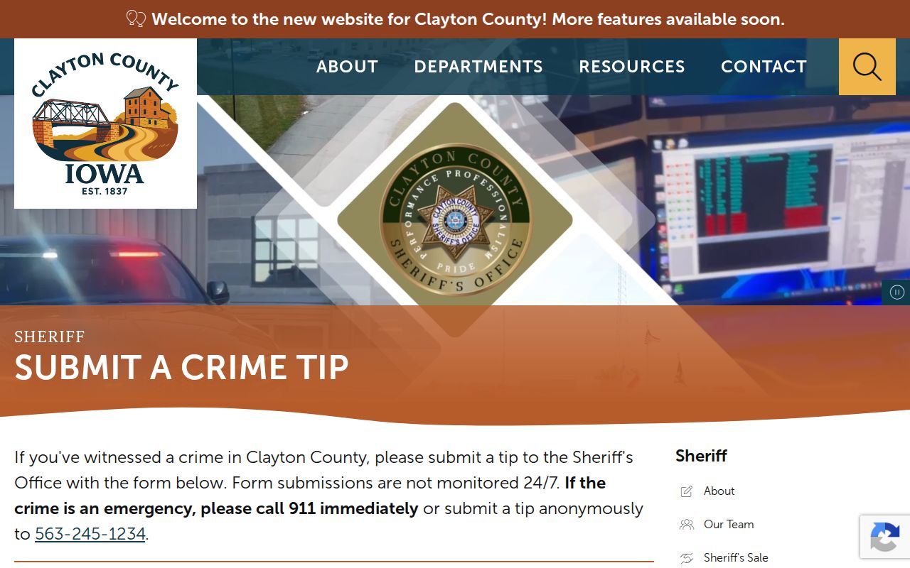 Clayton County most wanted tip channel and emergency warning